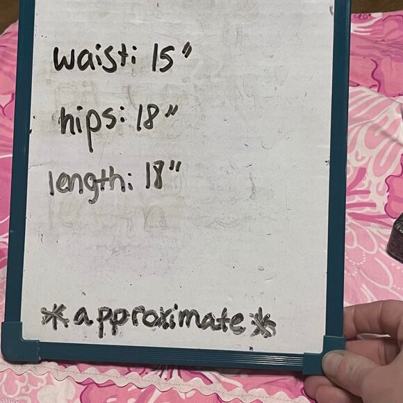 Vintage Lilly Pulitzer White Label Pink Hibiscus Floral A-Line Mini Skirt 4 - Picture 7 of 7